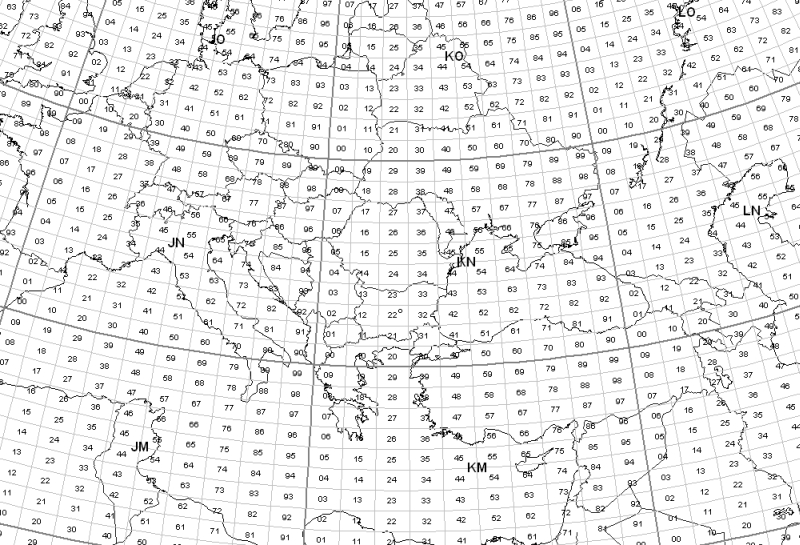 VHF map